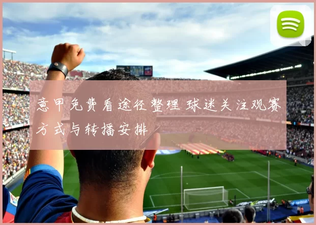 意甲免费看途径整理 球迷关注观赛方式与转播安排